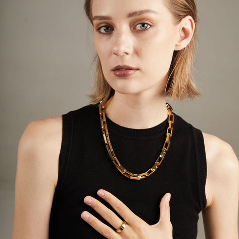 Bamboo Link Necklace Bamboo Link Necklace