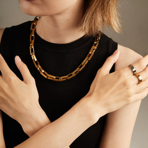 Bamboo Link Necklace Bamboo Link Necklace