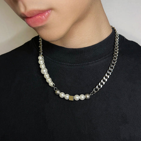 Cuban Pearl Double-Layered Necklace Cuban Pearl Double-Layered Necklace