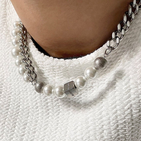 Cuban Pearl Double-Layered Necklace Cuban Pearl Double-Layered Necklace