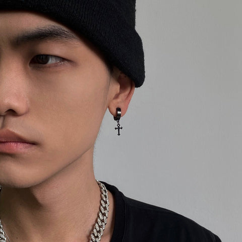 Asymmetrical Cross Earrings Asymmetrical Cross Earrings