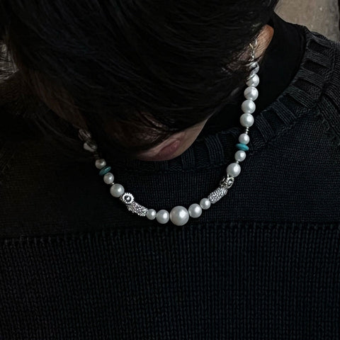 Daisy Pearl Necklace