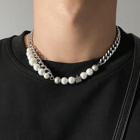 Cuban Pearl Double-Layered Necklace